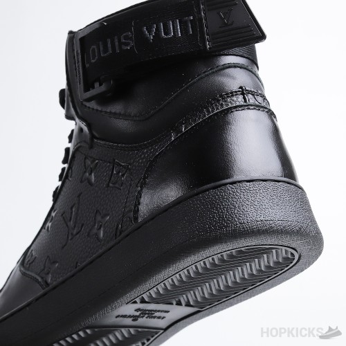 Lv Rivoli High Top Sneaker Boots (Dot Perfect)