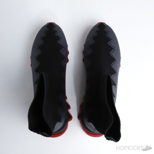 CL Sharky Sock Man Black Mesh Sneaker (Dot Perfect)