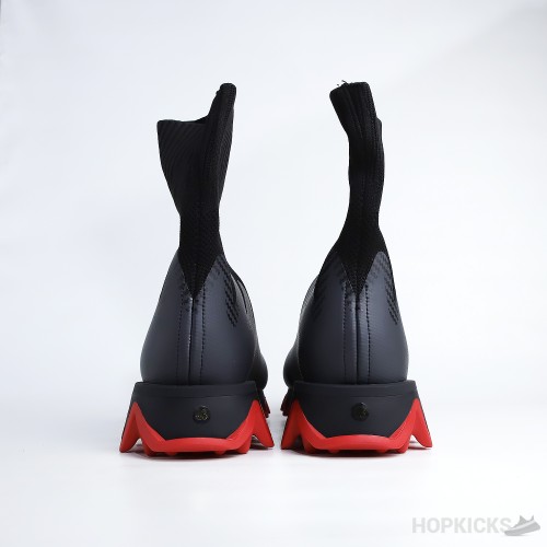 CL Sharky Sock Man Black Mesh Sneaker (Dot Perfect)