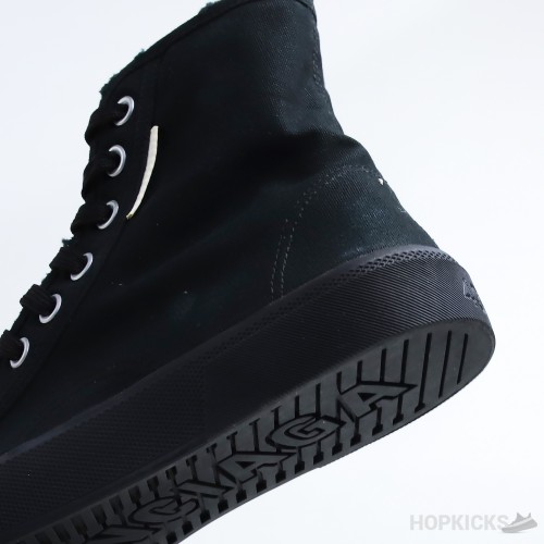 Bale*ciaga Paris High Top Destroyed Cotton And Black Rubber (Premium Plus Batch)