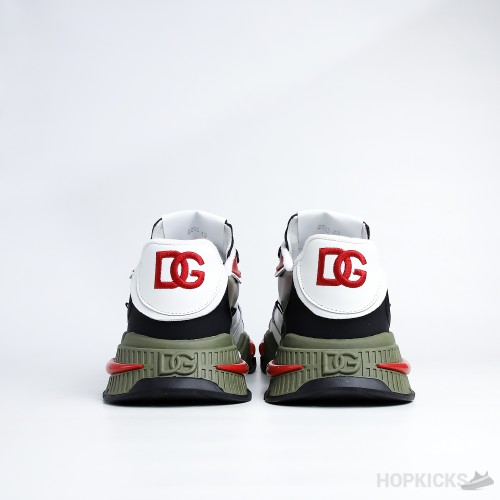 D&GG Mixed Material Air Master Sneaker (Dot Perfect)