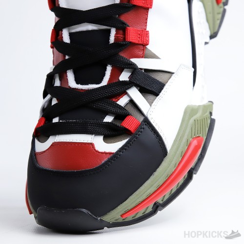 D&GG Mixed Material Air Master Sneaker (Dot Perfect)