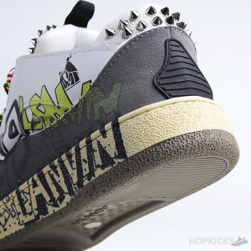 Lanvin Graffiti Print Cain Sneaker (Premium Plus Batch)