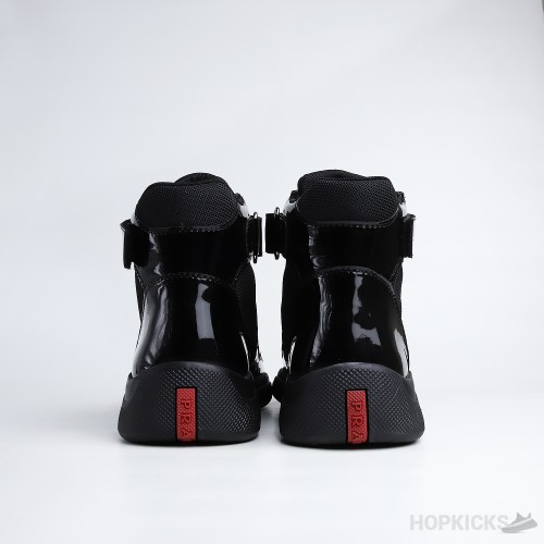 Prada America's Cup High Top Black Sneakers (Premium Plus Batch)