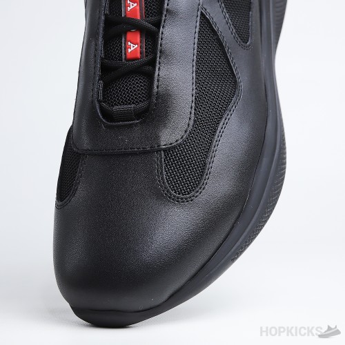 Prada America's Cup Black Sneakers (Dot Perfect)