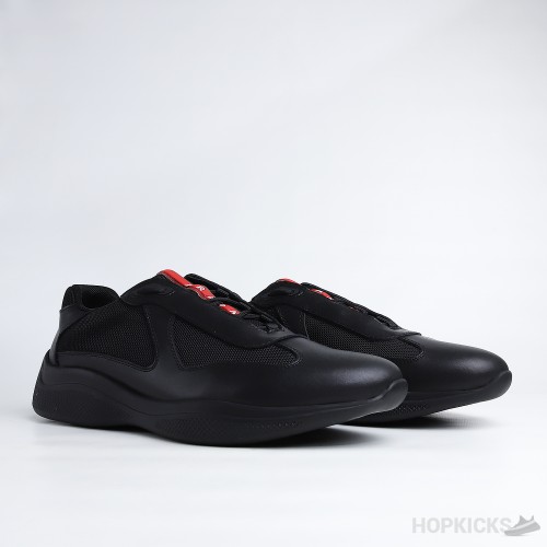 Prada America's Cup Black Sneakers (Dot Perfect)