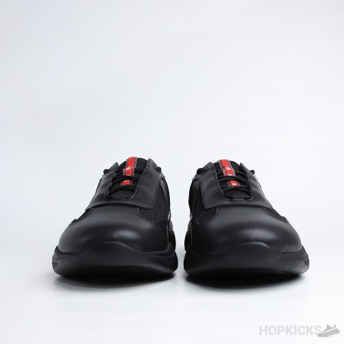 Prada America's Cup Black Sneakers (Dot Perfect)