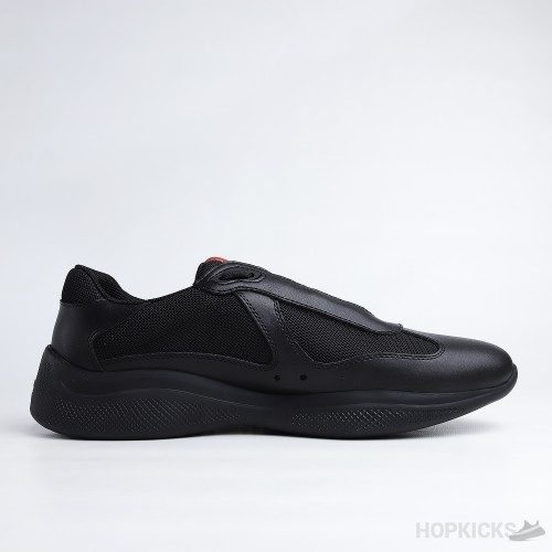 Prada America's Cup Black Sneakers (Dot Perfect)