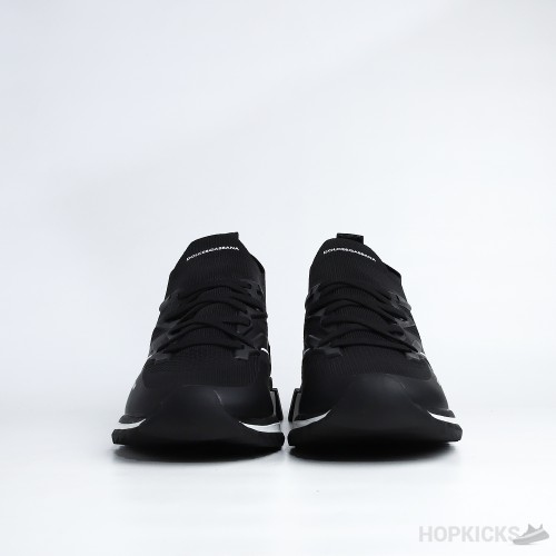 D&GG Sorrento Black Sneakers (Dot Perfect)