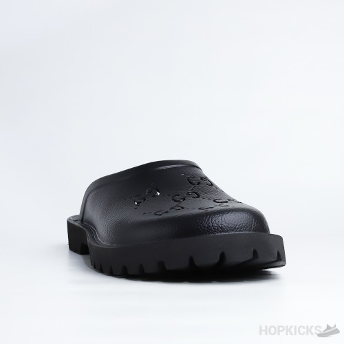 GG Rubber Black Slip On Sandal (Premium Plus Batch)