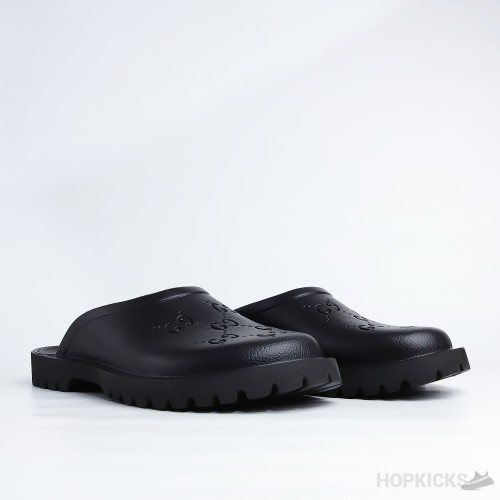 GG Rubber Black Slip On Sandal (Premium Plus Batch)