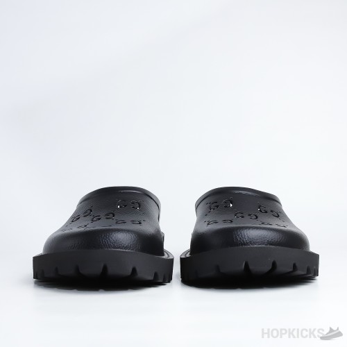 GG Rubber Black Slip On Sandal (Premium Plus Batch)