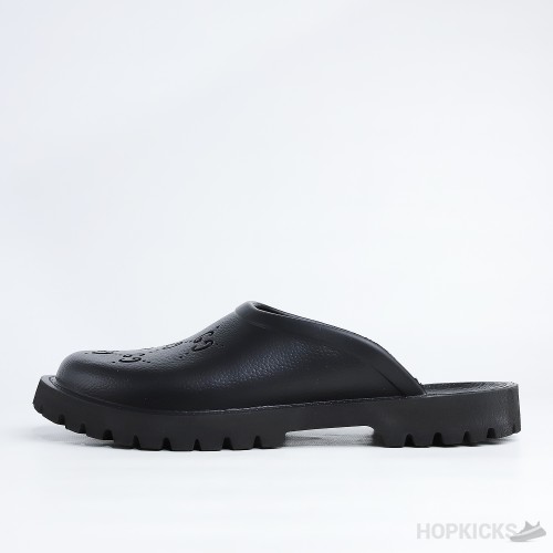 GG Rubber Black Slip On Sandal (Premium Plus Batch)