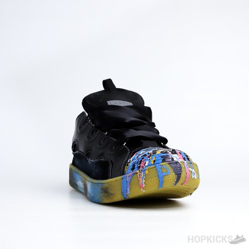 Gallery Dept x Lanvin Leather Curb Black Sneakers (Premium Plus Batch)