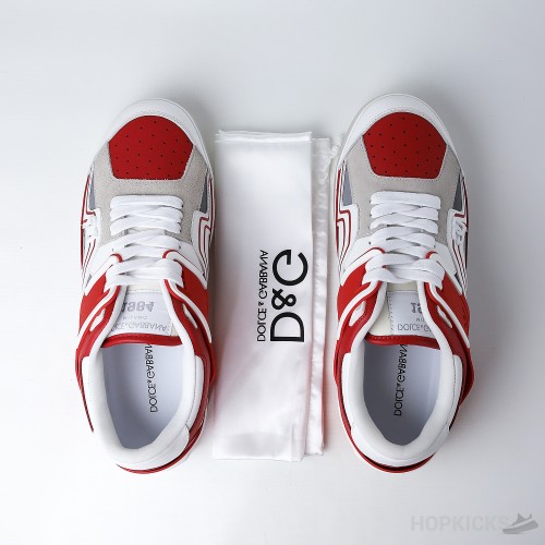 D&GG Red Custom 2.zero Sneakers (Dot Perfect)