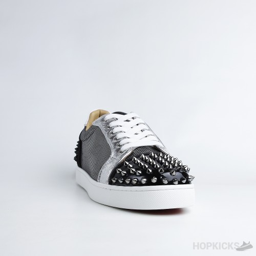 CL Lou Spikes Low Sneakers White Black