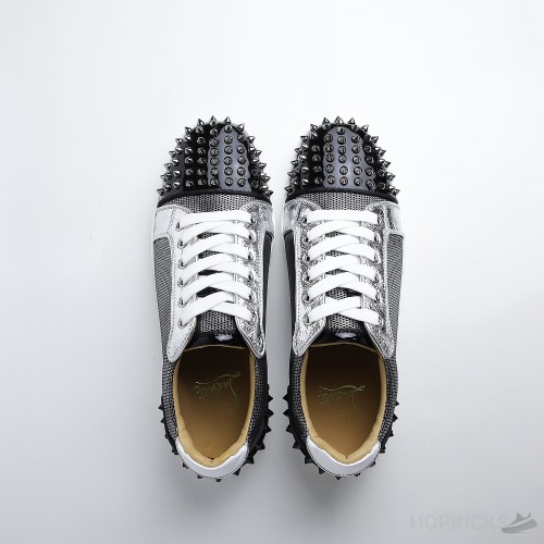CL Lou Spikes Low Sneakers White Black
