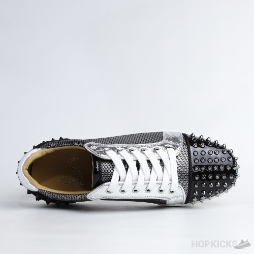 CL Lou Spikes Low Sneakers White Black