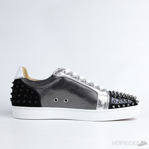 CL Lou Spikes Low Sneakers White Black