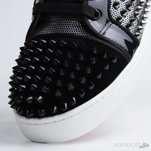 CL Louis Spikes High Sneakers White Black