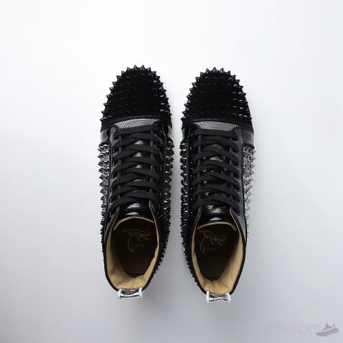 CL Louis Spikes High Sneakers White Black