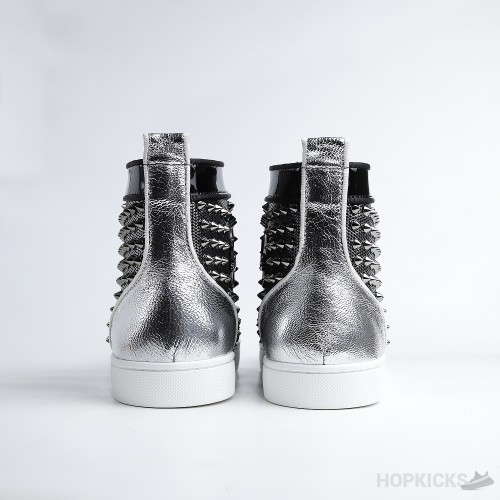 CL Louis Spikes High Sneakers White Black