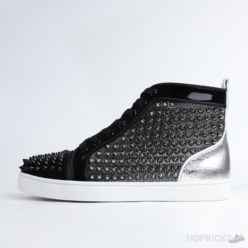 CL Louis Spikes High Sneakers White Black