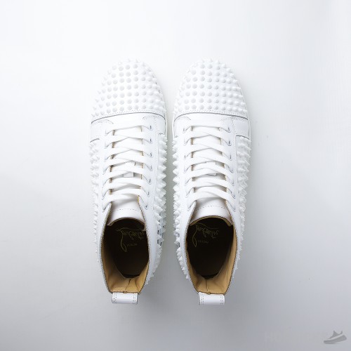 CL Louis Spikes High Sneaker White
