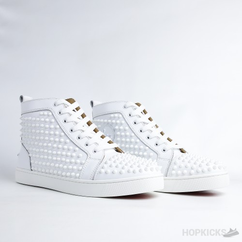 CL Louis Spikes High Sneaker White