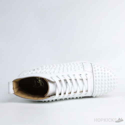 CL Louis Spikes High Sneaker White