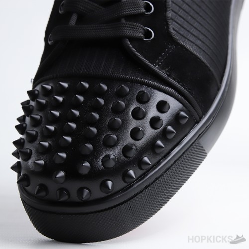 Cl Louis Junior Spikes Cotton Black Sneaker