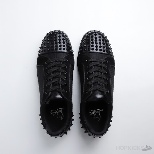 Cl Louis Junior Spikes Cotton Black Sneaker