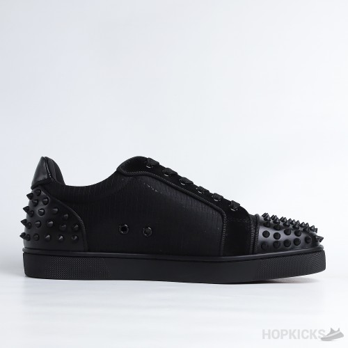 Cl Louis Junior Spikes Cotton Black Sneaker