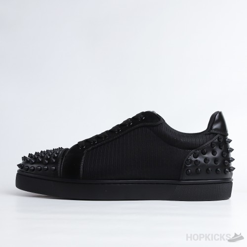 Cl Louis Junior Spikes Cotton Black Sneaker