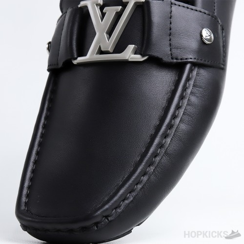 LV Black Monte Carlo Moccasin Driving Loafer