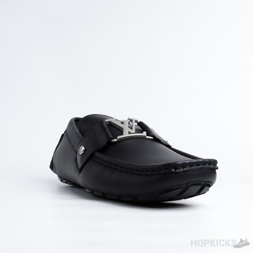 LV Black Monte Carlo Moccasin Driving Loafer