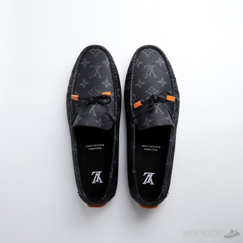 LV Driver Mocaasin Monogram Eclipse Loafer