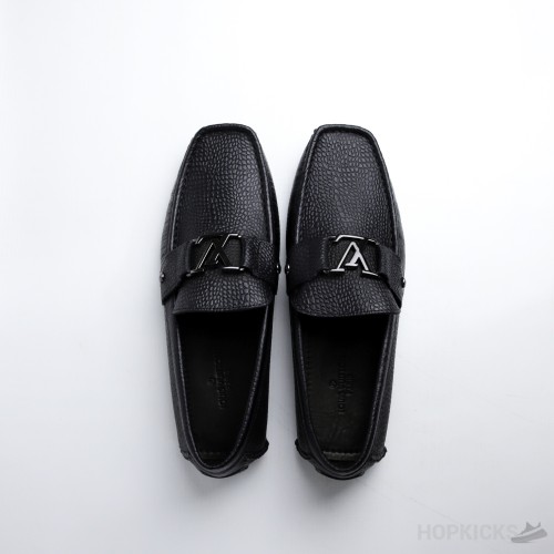 LV Monte Carlo Moccasin Black Crocodile Loafer 