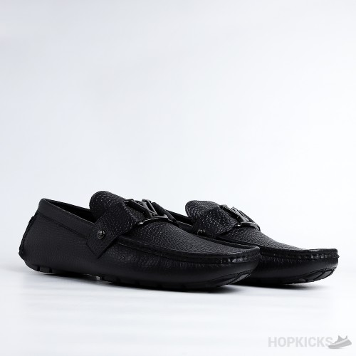 LV Monte Carlo Moccasin Black Crocodile Loafer 