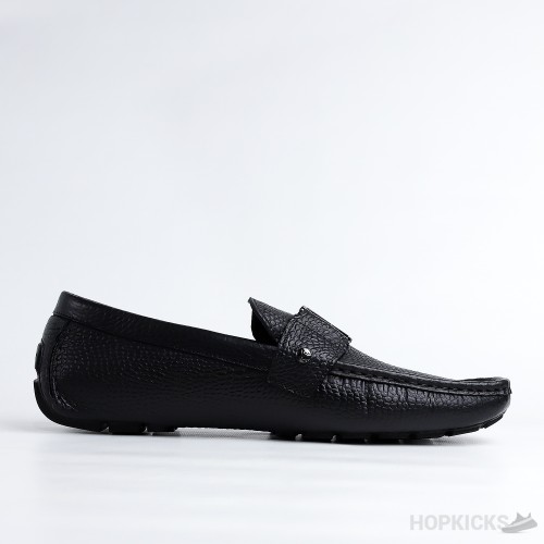 LV Monte Carlo Moccasin Black Crocodile Loafer 