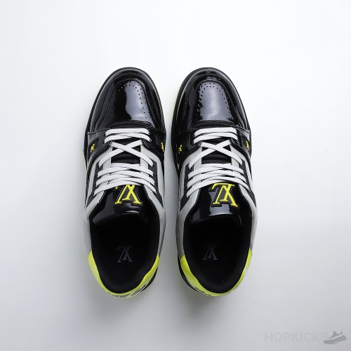 LV Trainer Sneaker Black Yellow