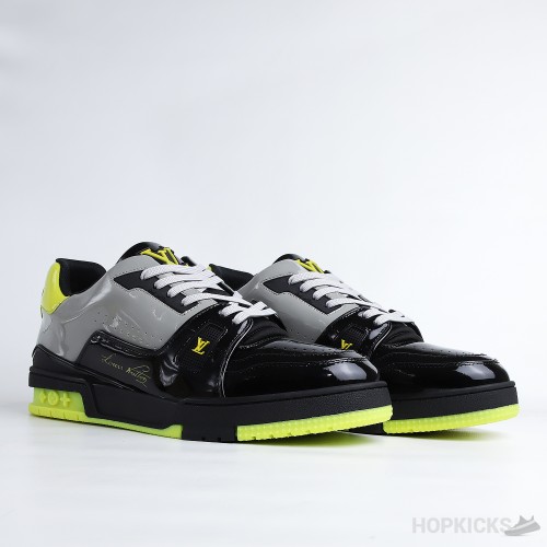 LV Trainer Sneaker Black Yellow