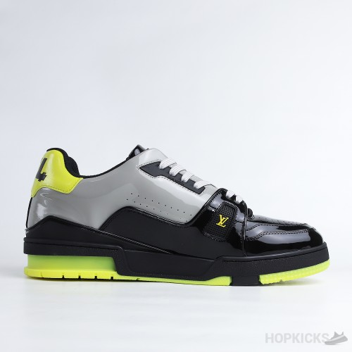 LV Trainer Sneaker Black Yellow