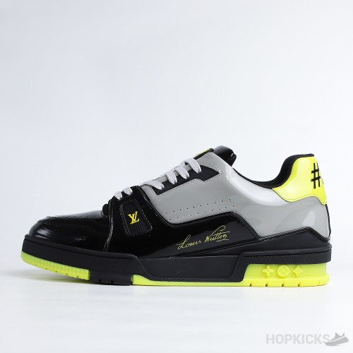 LV Trainer Sneaker Black Yellow