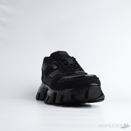 Prada Cloudbust Thunder Technical Fabric Black Sneaker (Dot Perfect)