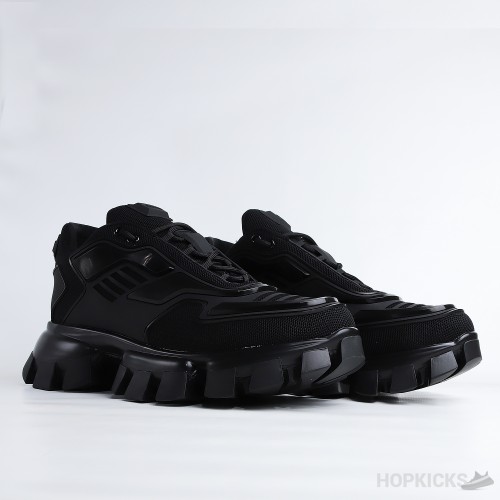 Prada Cloudbust Thunder Technical Fabric Black Sneaker (Dot Perfect)