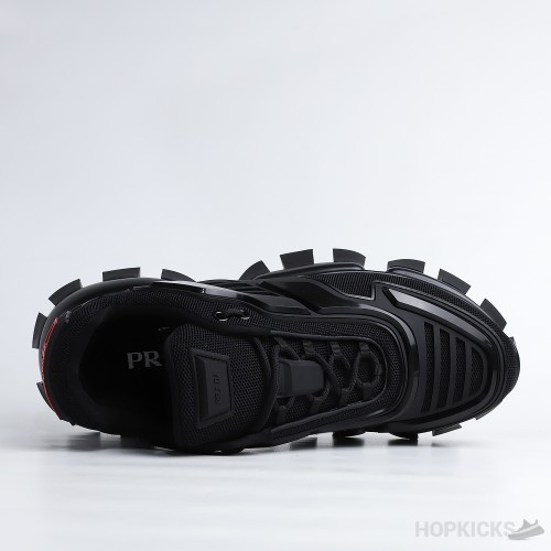 Prada Cloudbust Thunder Technical Fabric Black Sneaker (Dot Perfect)