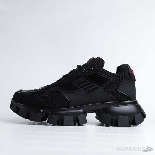 Prada Cloudbust Thunder Technical Fabric Black Sneaker (Dot Perfect)