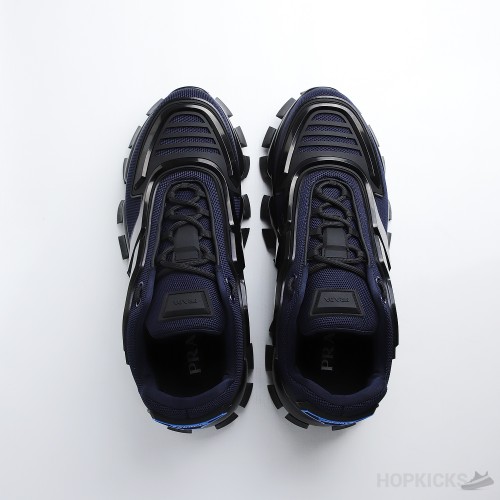 Prada Cloudbust Thunder Technical Fabric Navy Black Sneaker