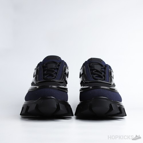 Prada Cloudbust Thunder Technical Fabric Navy Black Sneaker